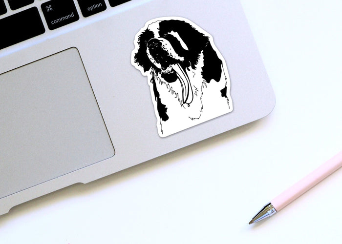 PinkPolish Design Stickers "Saint Feeling the Heat" Vinyl Die Cut Sticker