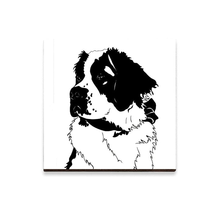 PinkPolish Design Magnets "Saint Pup" Wood Refrigerator Magnet