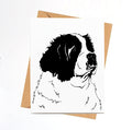 PinkPolish Design Note Cards "Saint Stoic" Handmade Notecard