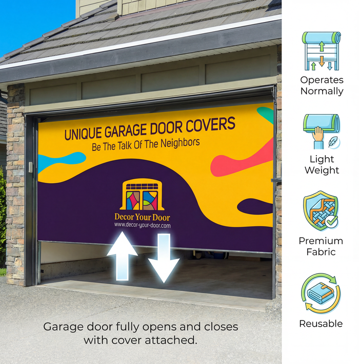 Santa’s Great Escape – Garage Door Cover