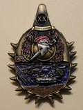 SEAL / Sub Delivery Vehicle Team One SDVT-1 Never Forget Navy Challenge Coin