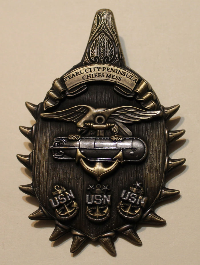 SEAL / Sub Delivery Vehicle Team One SDVT-1 Never Forget Navy Challenge Coin