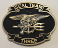 SEAL Team 3 / Three Chief's Mess Serial Numbered Navy Challenge Coin