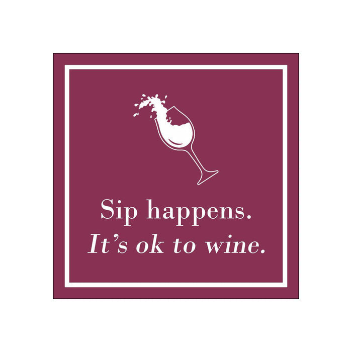 Sip Happens • Beverage Napkins