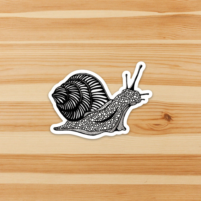 PinkPolish Design Stickers "Snail's Pace" Vinyl Die Cut Sticker