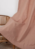 Solid Mahogany 100% cotton plain Fabric - Room darkening - Light Rust