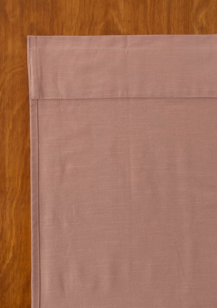 Solid Mahogany 100% cotton plain Fabric - Room darkening - Light Rust