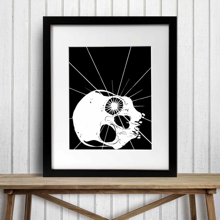 PinkPolish Design Art Prints "Spark" Ink Drawing: Art Print