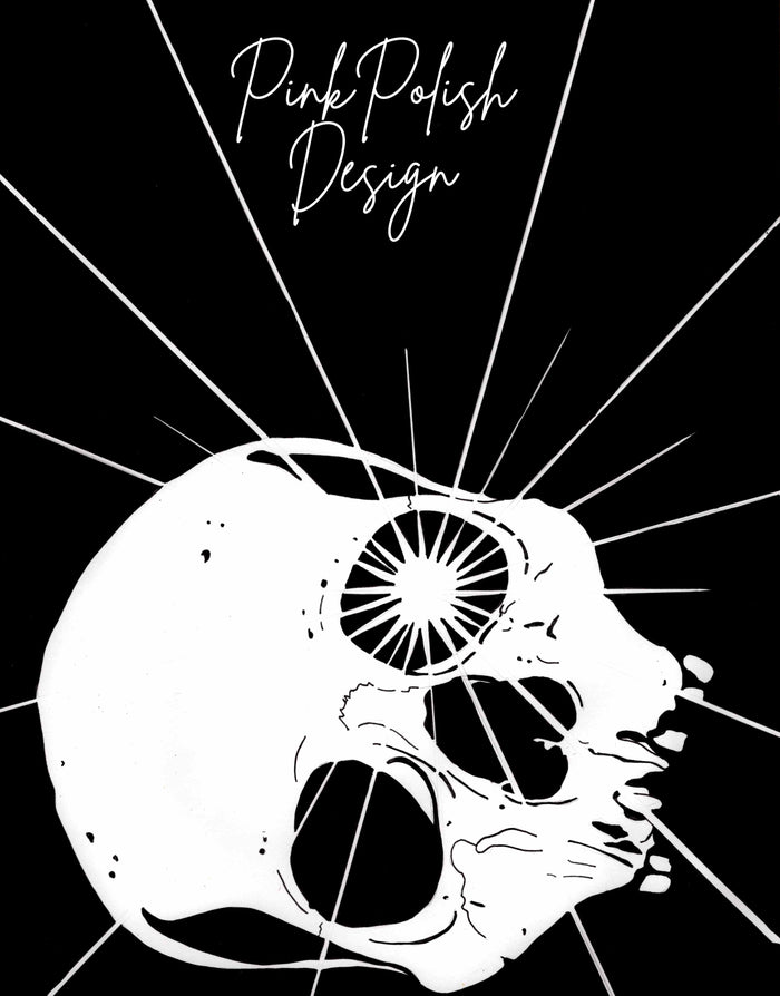 PinkPolish Design Art Prints "Spark" Ink Drawing: Art Print