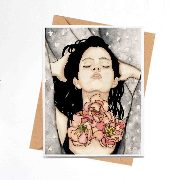 PinkPolish Design Note Cards "Speak Up" Handmade Notecard