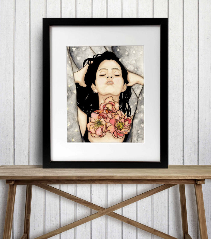 PinkPolish Design Art Prints "Speak Up" Watercolor Painting: Art Print
