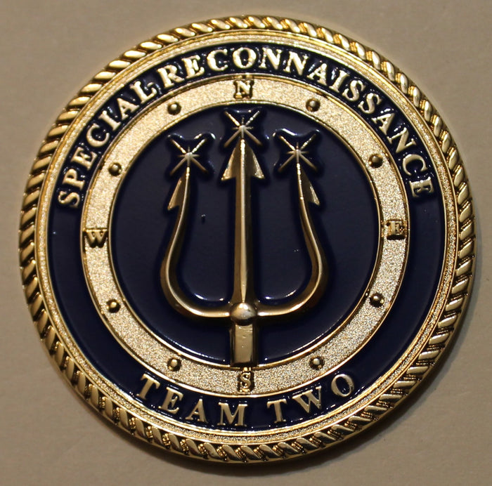 Special Reconnaissance Team Two / SRT-2  Navy SEALs Challenge Coin