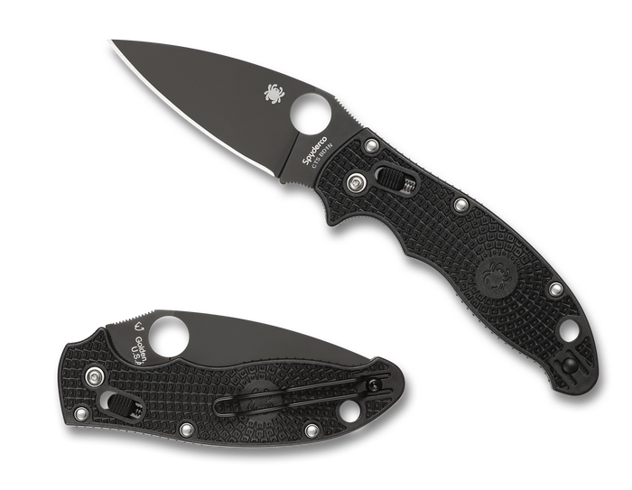 Spyderco Manix 2 Lightweight - Black FRN - CTS-BD1 Steel - C101PBBK2 - SNK/WTO - Home Office