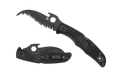 Spyderco Matriarch 2 - Emerson Opener - Black Serrated Blade - C12SBBK2W - SNK/WTO - Home Office
