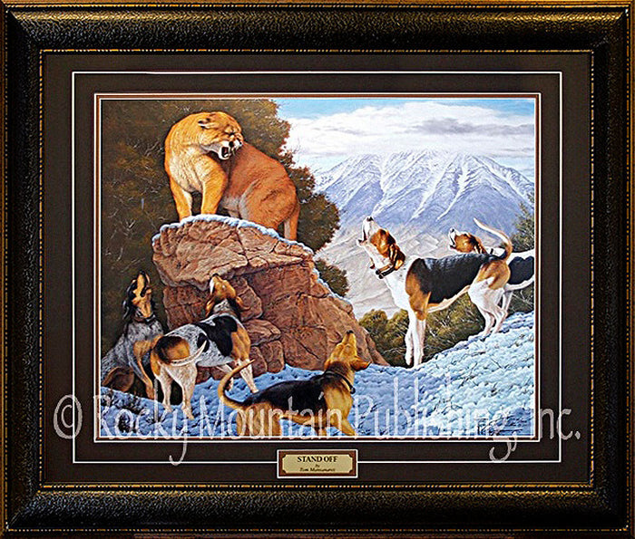 Stand Off – Framed Print by Tom Mansanarez