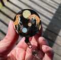 PinkPolish Design Badge Reels & Lanyards "Star Foxes" Retractable Badge Reel