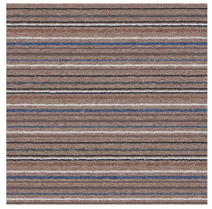 Stockholm Mocha/Blue Washable Mat – The Rugs