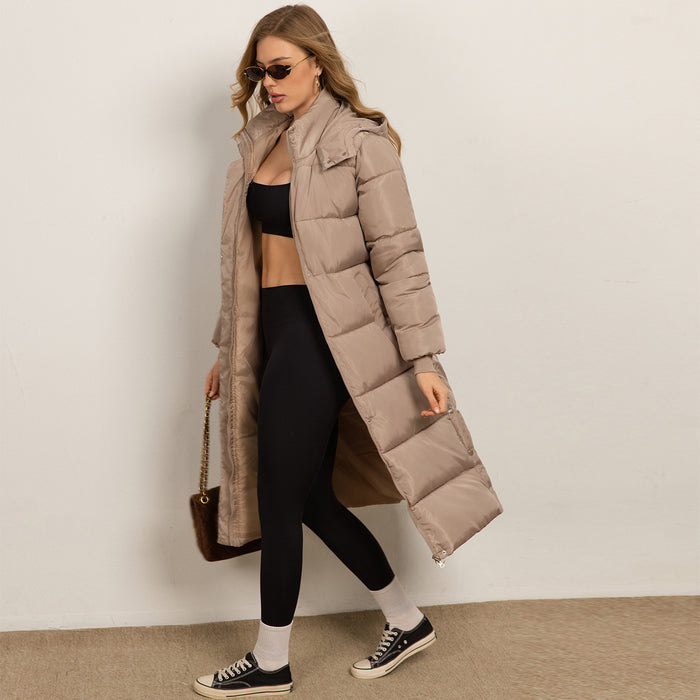 Stylish, Warm Cotton-padded Coat For Womenforeign Trade Export Quality