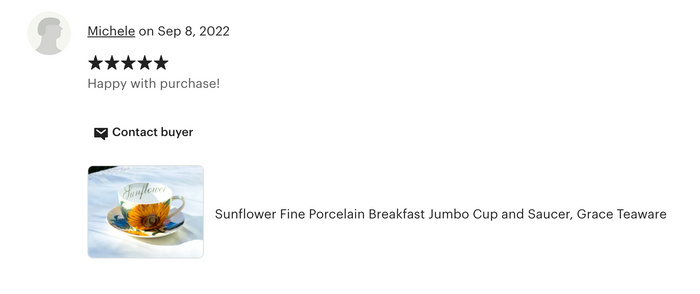 Sunflower Fine Porcelain Breakfast Jumbo Cup and Saucer