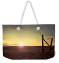 Sunset on the Prairie Weekender Tote bag
