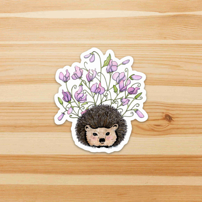 PinkPolish Design Stickers "Sweet Pea" Die Cut Vinyl Sticker