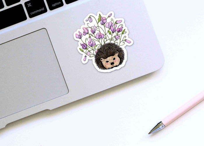 PinkPolish Design Stickers "Sweet Pea" Die Cut Vinyl Sticker