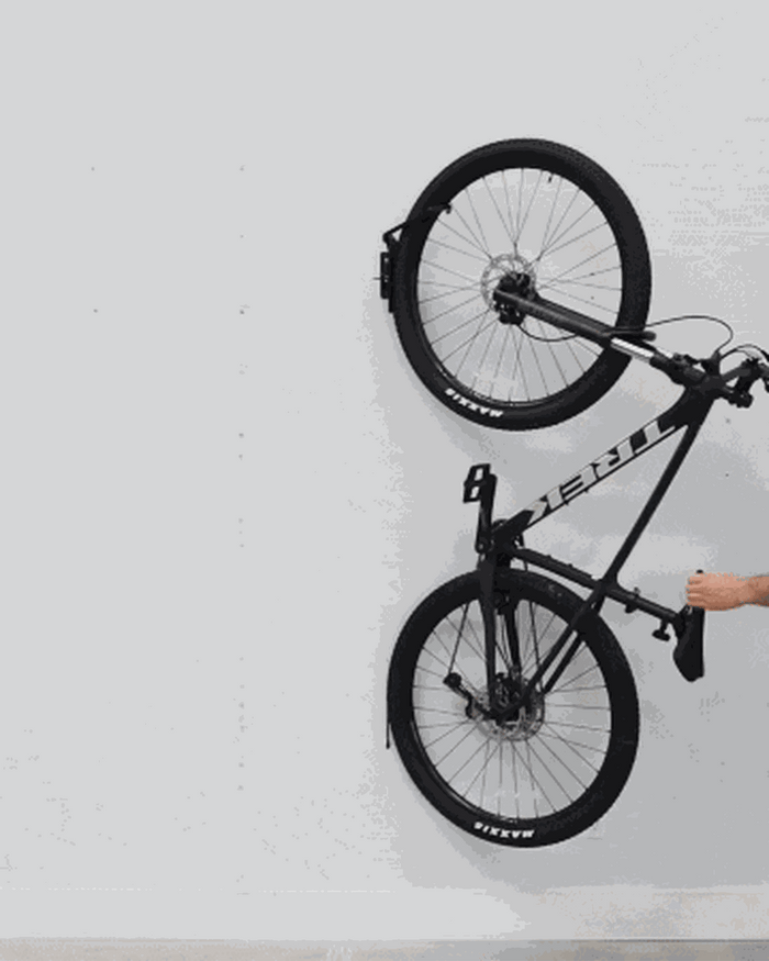 Swivel Mount Bike Storage Rack | 2 Bike Garage Wall Hooks
