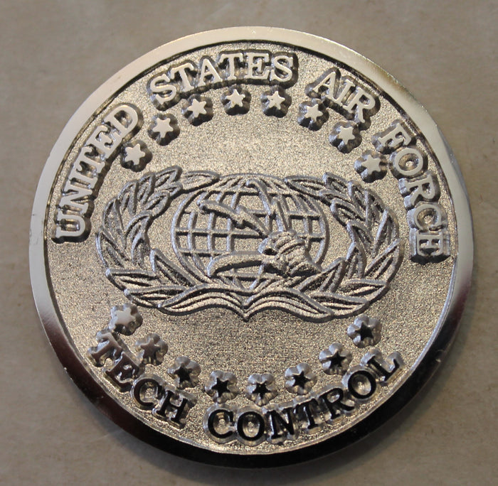 Tech Control AFSC 3C2 Water Walker Snoopy Air Force Challenge Coin