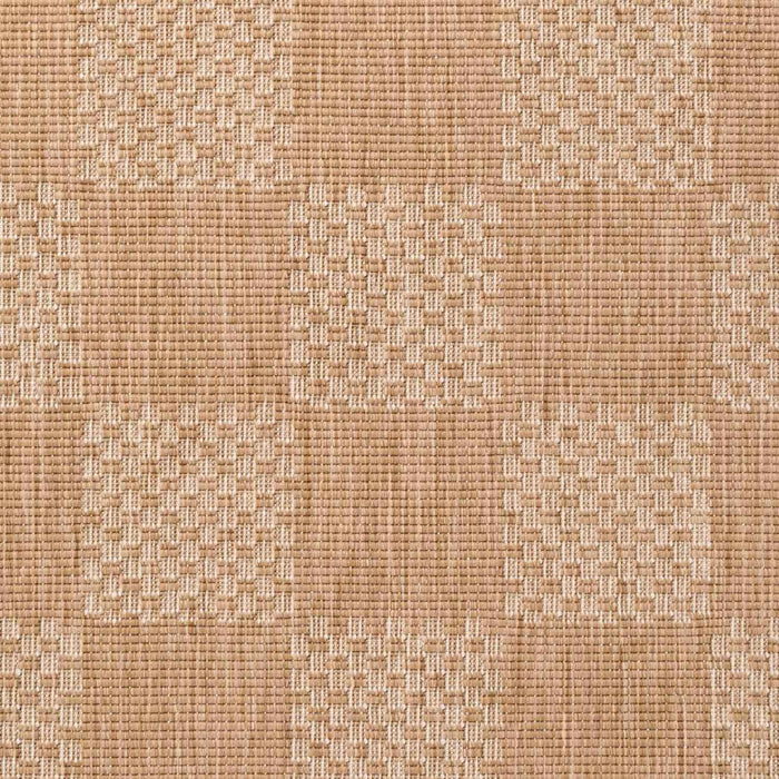 Beige woven patterned fabric texture