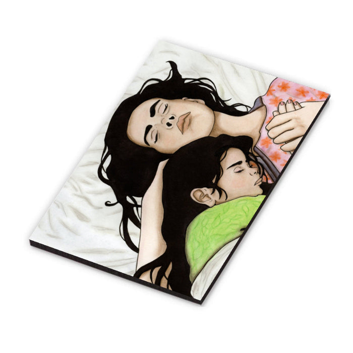 PinkPolish Design Magnets "Tender" Wood Refrigerator Magnet