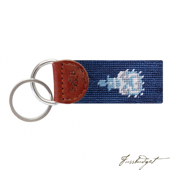 The Citadel Needlepoint Key Fob-Fussbudget.com
