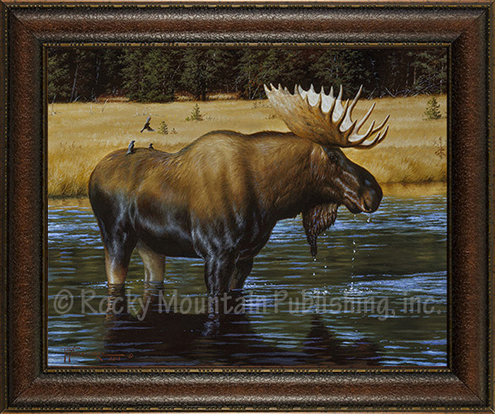 The Hitchhikers – Framed Giclee Canvas by Tom Mansanarez