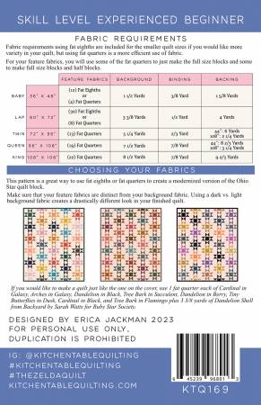 The Zelda Quilt Pattern - Kitchen Table Quilting