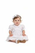 Tiered Baby Dress with Embroidery (NB-6m) (PK6) BIS-2120-6265