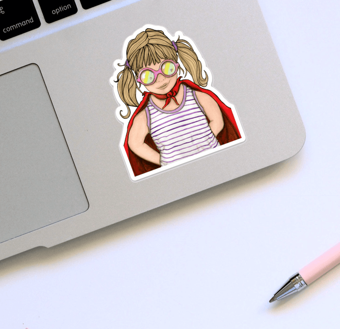 PinkPolish Design Stickers "To the Rescue" Vinyl Die Cut Sticker