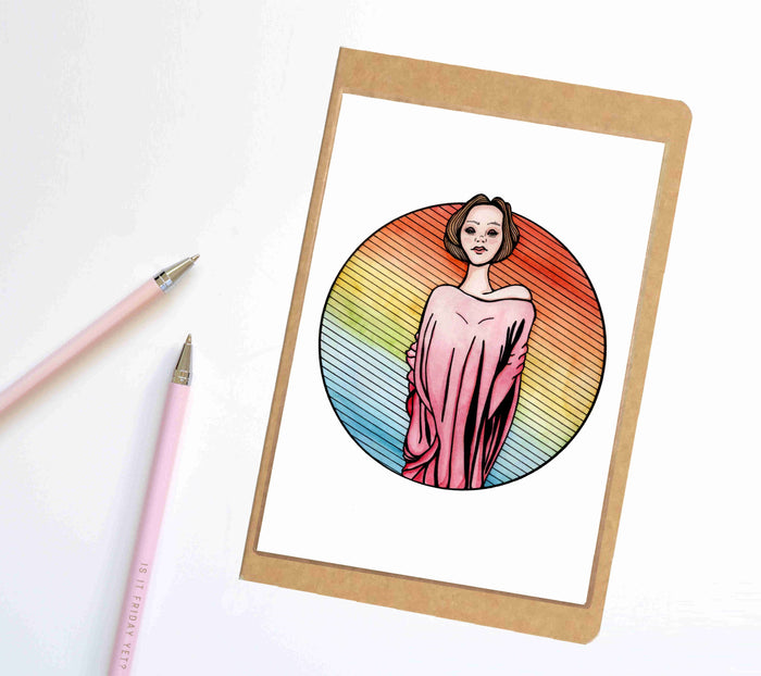 PinkPolish Design Notebook "Towering" Rainbow Inspired Notebook / Sketchbook / Journal