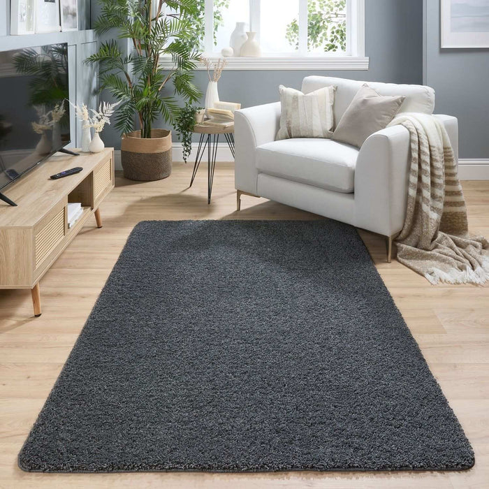 The Rugs Quality Tufted Washable Rug - Stylish Plain Design