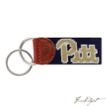 University of Pittsburgh Needlepoint Key Fob-Fussbudget.com