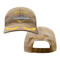 U.S. Navy Custom Ship Cap - Coyote - Captain Scrambled Eggs -Yorktown Class WWII Carrier Hats and Caps