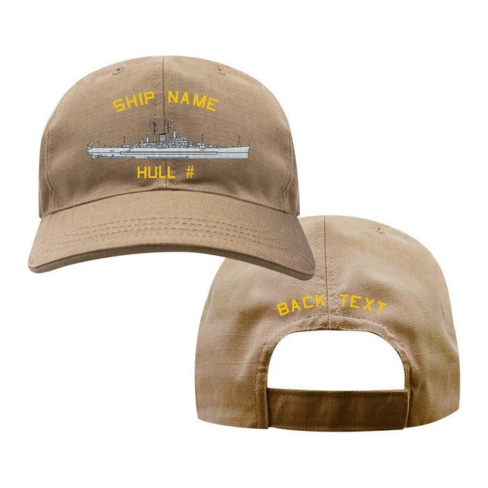 U.S. Navy Custom Ship Cap - Coyote - Des Moines 1948 Cruiser Hats and Caps