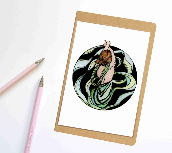 PinkPolish Design Notebook "Vapors" Dance Inspired Notebook / Sketchbook / Journal