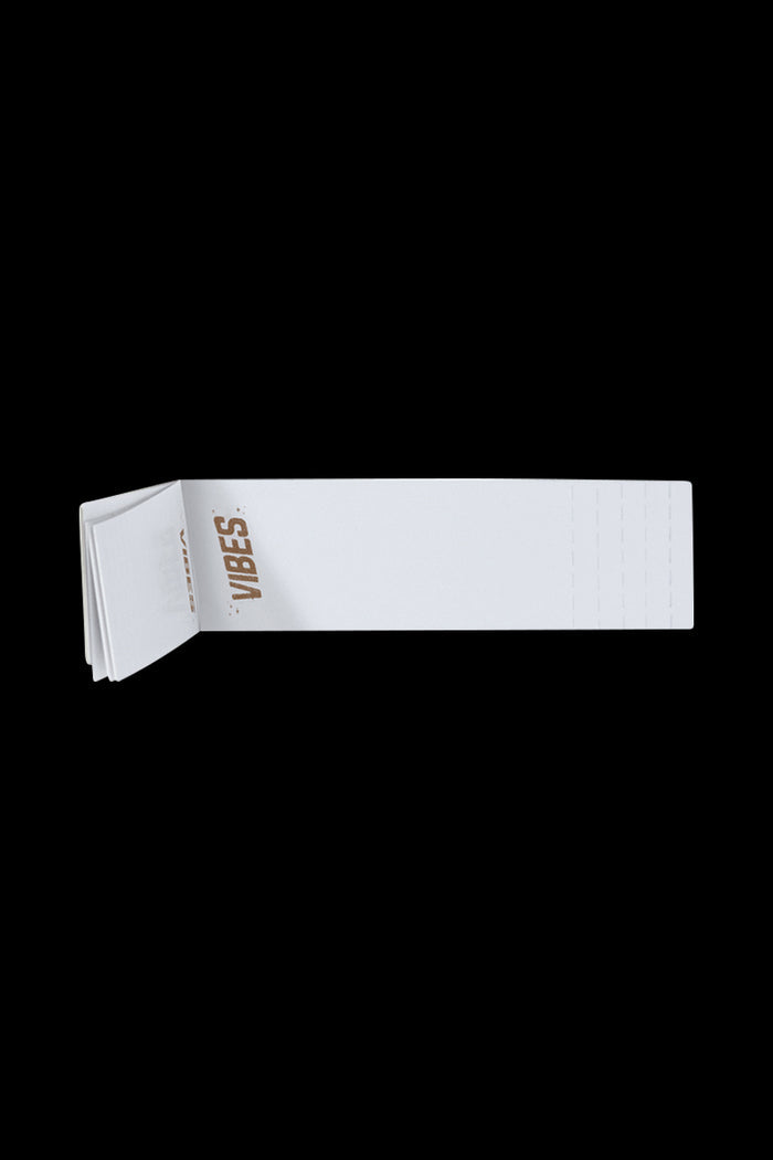 A box of VIBES Rolling Tips - 50 Pack is pictured from a slightly above angle against a plain white background.