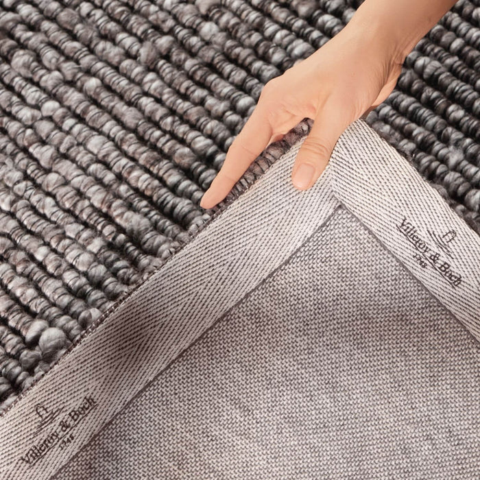 Villeroy & Boch 1852 Rug Wilma Dark Grey Multicolour, hand-crafted, easy care, textured finished, long-lasting, soft pile rug.