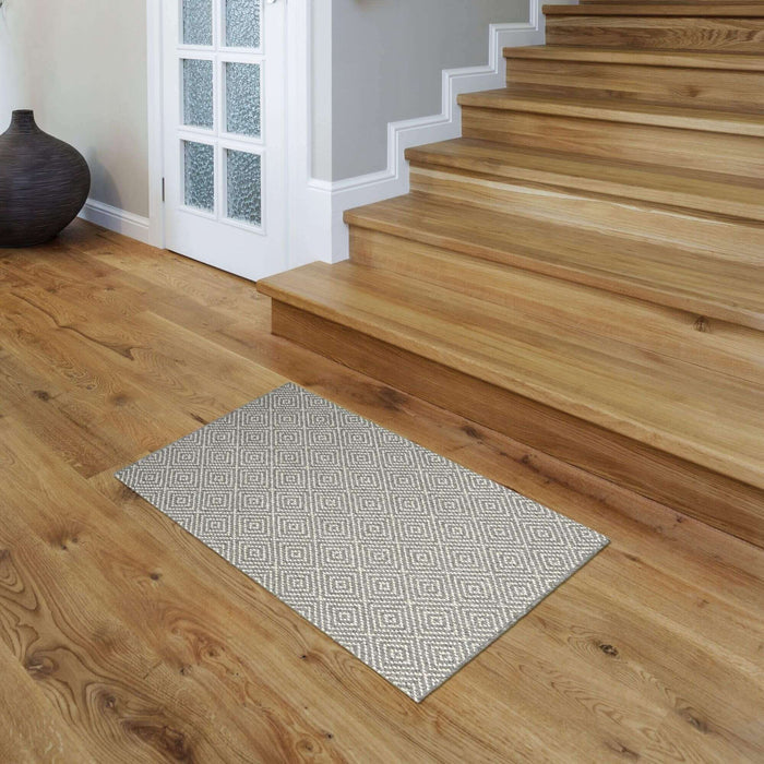 Diamond Design Washable Rug | Multi-Purpose | The Rugs