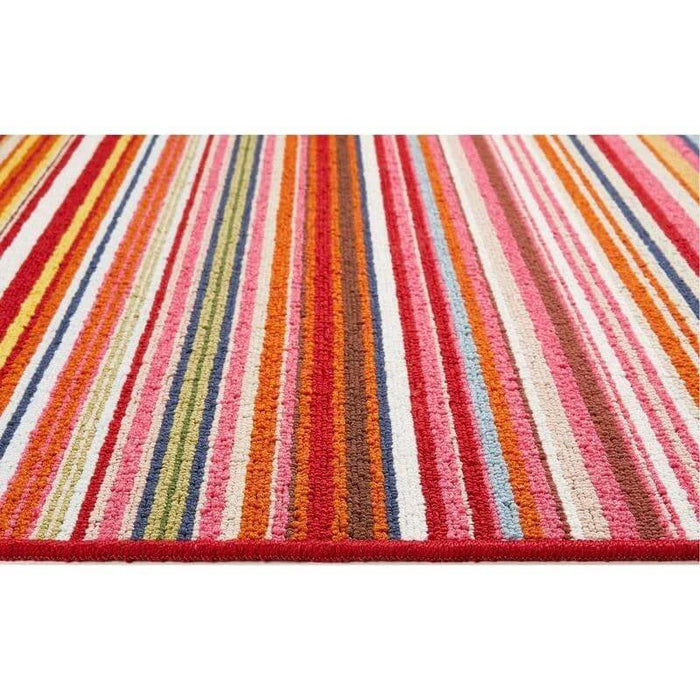 The Rugs Washable Indoor Mat Stripe Design | Durable Runner