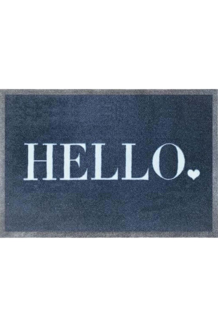 Washable Mat Hello Design