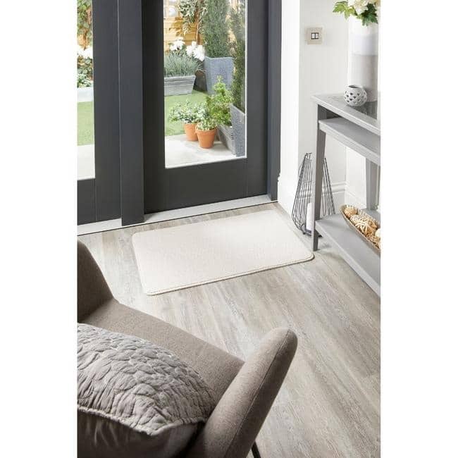 The Rugs Washable Mat & Runners: Durable Plain Design