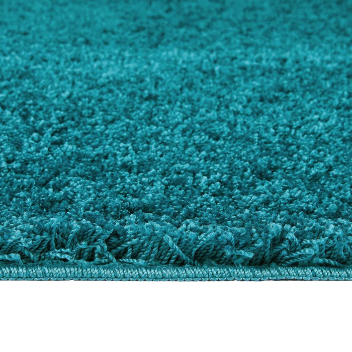 Washable Teal Shaggy Rug | Luxury British Design | The Rugs