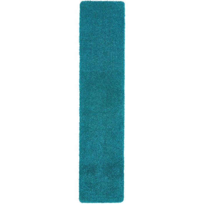 Washable Teal Shaggy Rug | Luxury British Design | The Rugs