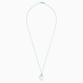 WATER SCHOOL:NECKLACE THRD TURQSE LG CRY